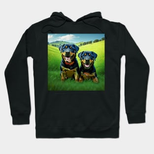 Rottweiler Puppies Hoodie